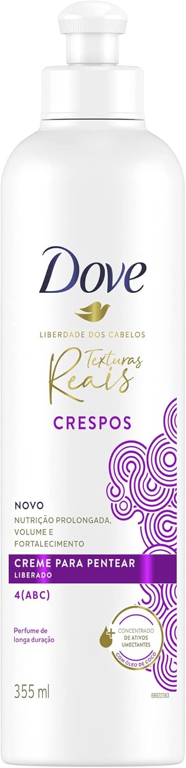 Creme de Pentear Dove Texturas Reais Crespos 355ml