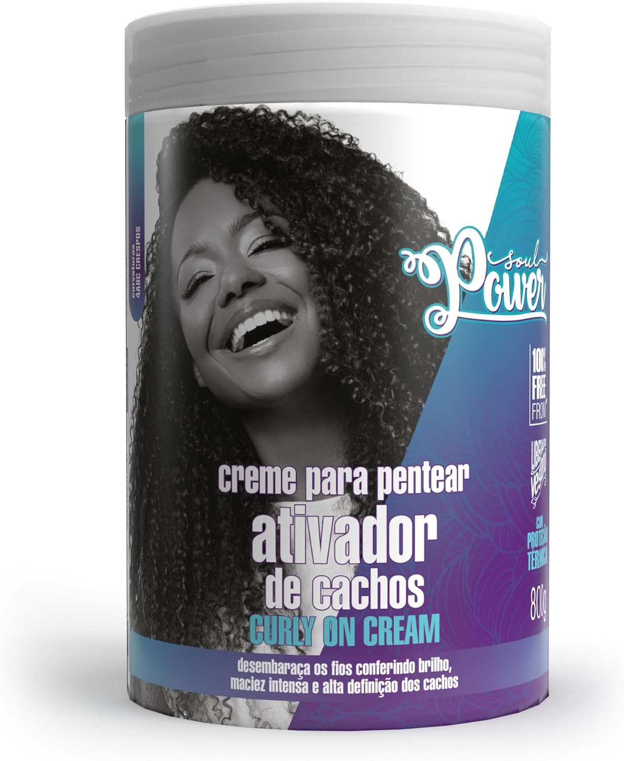Creme de Pentear Ativador de Cachos Soul Power 800g