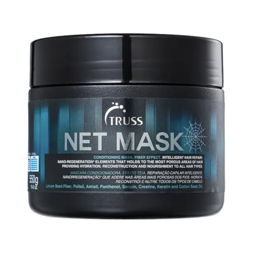 Truss Máscara Net Mask | Reparação Capilar Inteligente com Efeito Teia, Brilho e Maciez | 550g