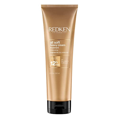 Redken Máscara de Tratamento All Soft Heavy Cream |Tratamento Anti-frizz Para Cabelos Secos e Opacos | Promove Hidratação Profunda | Com Óleo de Argan