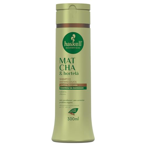 Haskell Shampoo Antirresíduos Matcha & Hortelã 300ml