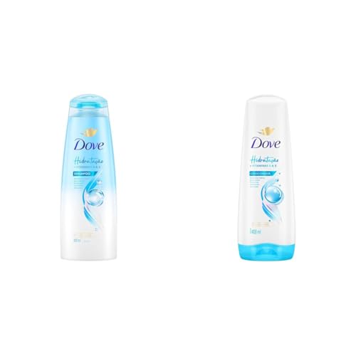 Kit Dove Shampoo Hidratação 400ml + Condicionador Hidratação 400ml