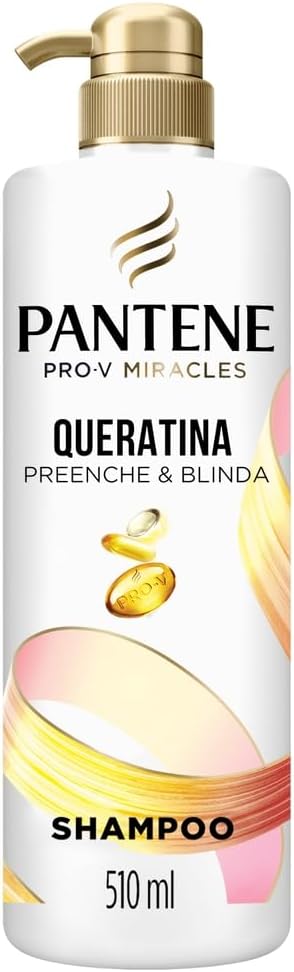 Pantene Pro-V Miracles Shampoo Queratina Preenche e Blinda 510 ml